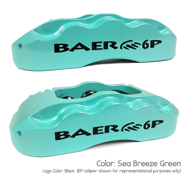 12" Rear SS4 Brake System with Park Brake - Sea Breeze Green